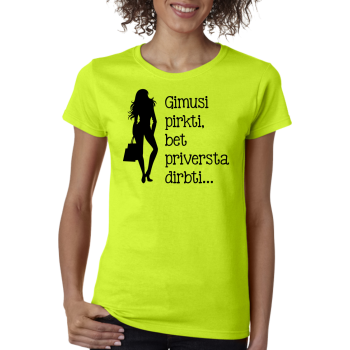 Marškinėliai Gimusi pirkti Marškinėliai Gimusi pirkti